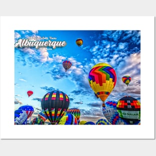 Albuquerque Hot Air Balloon Fiesta Posters and Art